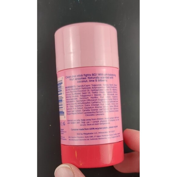 Megababe The Smoothie Deo Daily Deodorant‎ Coconut & Fruit Enzymes 2.6oz/75g New - Picture 4 of 5